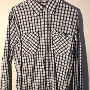 Long sleeve collared button up